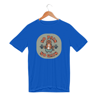 Nome do produto CAMISETA SPORT DRY UV CAT, NO PAIN NO GAIN