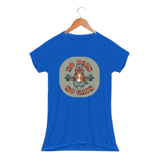 Nome do produto CAMISETA SPORT DRY UV CAT, NO PAIN NO GAIN