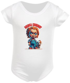 Nome do produto BODY INFANTIL DOG, FILME VERSÃO FOFINHA CHUCKY BRINCA COMIGO-P M G GG
