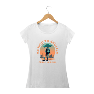 Nome do produto CAMISETA  BABY LONG PRIME DOG, LINHA FILME JOHN WICK BE KIND TO ANIMALS 