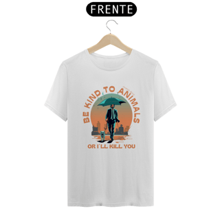 Nome do produto CAMISETA T-SHIRT QUALITY DOG, LINHA FILME JOHN WICK BE KIND TO ANIMALS