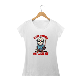 Nome do produto CAMISETA BABY LONG PRIME DOG, JASON BE KIND, SEXTA FEIRA 13