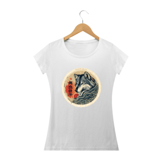 Nome do produto CAMISETA BABY LONG QUALITY,  AKITA INU SOL NASCENTE