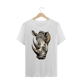 Nome do produto CAMISETA T-SHIRT PLUS SIZE, RHINO MAORI
