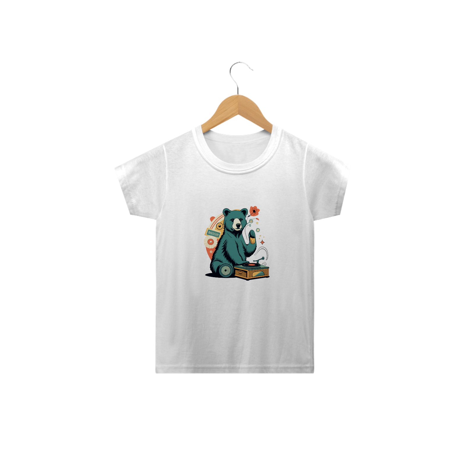 CAMISETA  CLASSIC INFANTIL, BEAR-2 A 14 ANOS