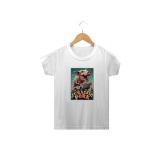 Nome do produto CAMISETA CLASSIC INFANTIL, JURASSIC PORK-2 A 14 ANOS 