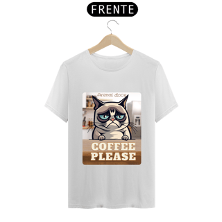 Nome do produto CAMISETA T-SHIRT PRIME CAT, COFFEE PLEASE