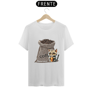 Nome do produto CAMISETA T-SHIRT PRIME, CAT COFFEE