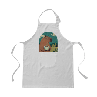 Nome do produto AVENTAL BRIM, CAPIVARA COFFEE