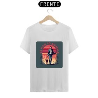 Nome do produto CAMISETA T-SHIRT PRIME DOG, LINHA FILME JOHN WICK BE KIND TO ANIMALS 