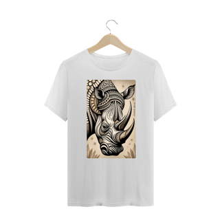 Nome do produto CAMISETA T-SHIRT PLUS SIZE, RHINO MAORI