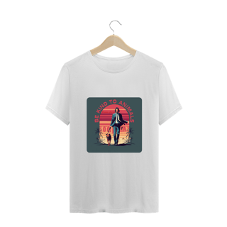 Nome do produto CAMISETA T-SHIRT PLUS SIZE,  LINHA FILME JOHN WICK DOG BE KIND TO ANIMALS