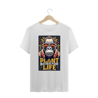 Nome do produto CAMISETA T-SHIRT  PLUS SIZE, PLANT BASED FOR LIFE 