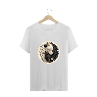 Nome do produto CAMISETA T-SHIRT PLUS SIZE, WOLF YIN YANG