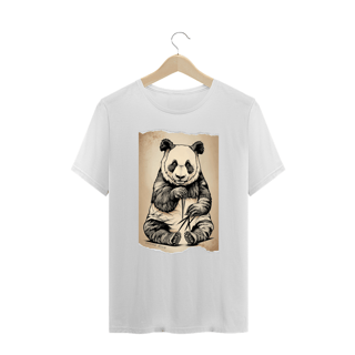 Nome do produto CAMISETA T-SHIRT PLUS SIZE, PANDA PB 