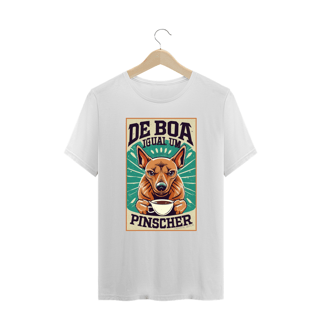 Nome do produto CAMISETA T-SHIRT PLUS SIZE, DOG DE BOA IGUAL UM PINSCHER 