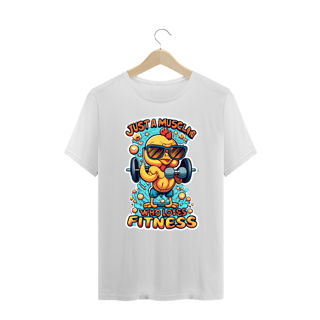 Nome do produto CAMISETA T-SHIRT PLUS SIZE, MEME-WHO LOVES FITNESS