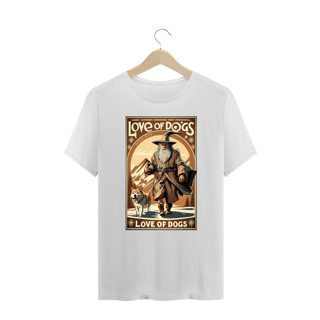 Nome do produto CAMISETA T-SHIRT PLUS SIZE, SENHOR DOS ANEIS, LOVE OF DOGS