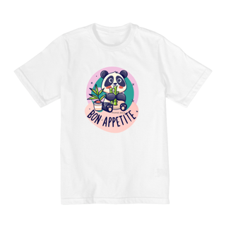 Nome do produto CAMISETA QUALITY INFANTIL, PANDINHA COMELÃO, BON APPETITE-10 A 14 ANOS