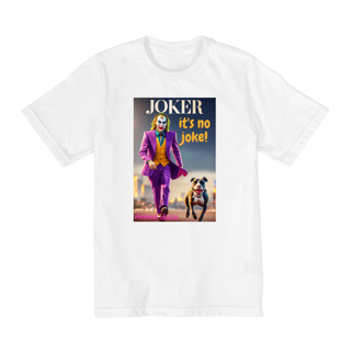 Nome do produto CAMISETA QUALITY INFANTIL DOG, JOKER-10 A 14 ANOS 