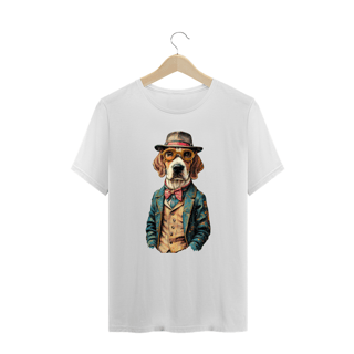 Nome do produto CAMISETA T-SHIRT PLUS SIZE, DOG BEAGLE SHERLOCK HOLMES