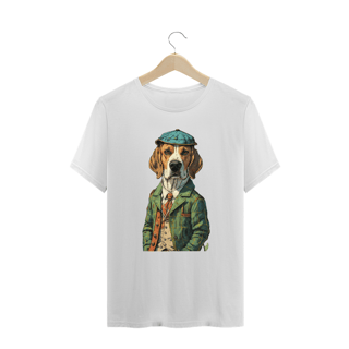 Nome do produto CAMISETA T-SHIRT PLUS SIZE, DOG BEAGLE SHERLOCK HOLMES