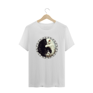 Nome do produto CAMISETA T-SHIRT PLUS SIZE, CAT YIN YANG