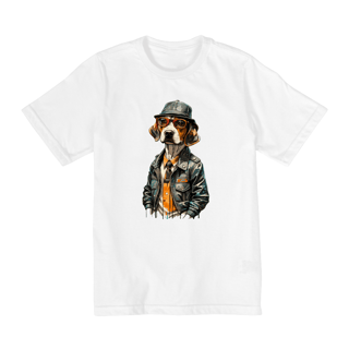 Nome do produto CAMISETA QUALITY INFANTIL, DOG BEAGLE SHERLOCK HOLMES-2 A 8 ANOS  
