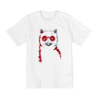 Nome do produto CAMISETA QUALITY INFANTIL, CAT TRAÇOS-10 A 14 ANOS