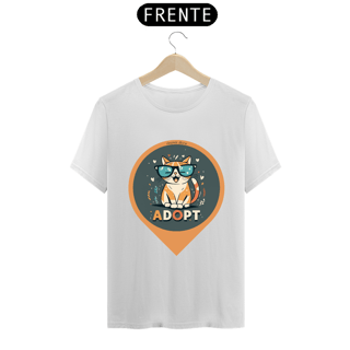 CAMISETA T-SHIRT PRIME, ADOPT CAT 