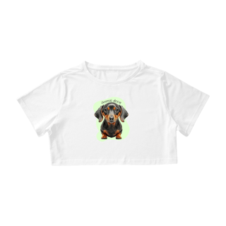 Nome do produto CAMISA CROPPED, MINIATURE DACHSHUND