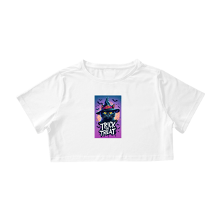 Nome do produto CAMISA CROPPED, CAT TRICK OR TREAT