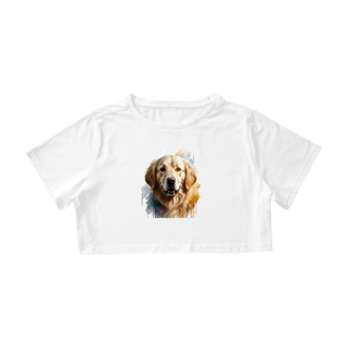 Nome do produto CAMISA CROPPED, DOG GOLDEN
