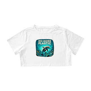 Nome do produto CAMISA CROPPED, DOLPHIN NO MARE PLASTIC