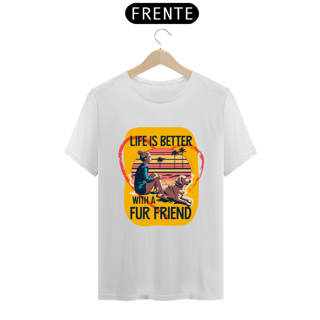 Nome do produto CAMISETA T-SHIRT PRIME DOG, LIFE IS BETTER