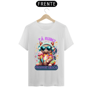 Nome do produto CAMISETA T-SHIRT PRIME CAT, TA RUIM 