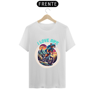 Nome do produto CAMISETA T-SHIRT PRIME CAT, I LOVE BIKE