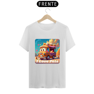 Nome do produto CAMISETA T-SHIRT PRIME, I LOVE PETS