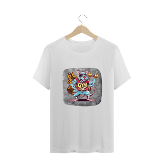 Nome do produto CAMISETA T-SHIRT PLUS SIZE, MEME-GYM RAT