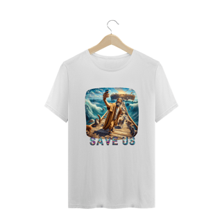 Nome do produto CAMISETA T-SHIRT PLUS SIZE, SAVE US