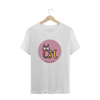 Nome do produto CAMISETA T-SHIRT PLUS SIZE, CAT LETRAS