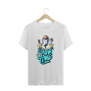 Nome do produto CAMISETA T-SHIRT PLUS SIZE DOG, MEU MALVADO FAVORITO SHOW TIME