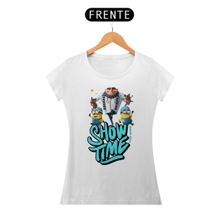 Nome do produto CAMISETA BABY LONG ALGOÃO PIMA CAT, MEU MALVADO FAVORITO SHOW TIME