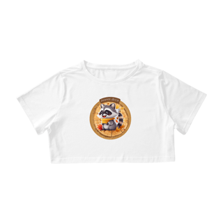 Nome do produto CAMISA CROPPED, RACOON
