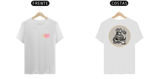 Nome do produto CAMISETA T-SHIRT PRIME F/V, DOG GOLDEN COFFEE OVAL PB