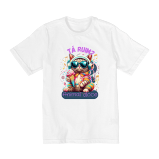 Nome do produto CAMISETA QUALITY INFANTIL CAT, TA RUIM-2 A 8 ANOS