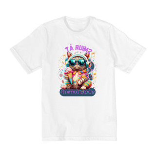 Nome do produto CAMISETA QUALITY INFANTIL CAT, TA RUIM-10 A 14 ANOS
