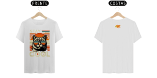 Nome do produto CAMISETA T-SHIRT QUALITY F/V CAT, STAY COOL