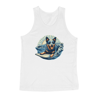 Nome do produto REGATA CLASSIC, DOG SURF BLUE HEELER