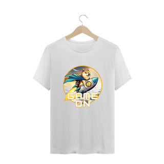 Nome do produto CAMISETA T-SHIRT PLUS SIZE, BITCOIN GAME ON